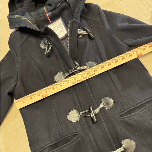Tommy Hilfiger Navy Toggle Coat for Women - Picture 5 of 8